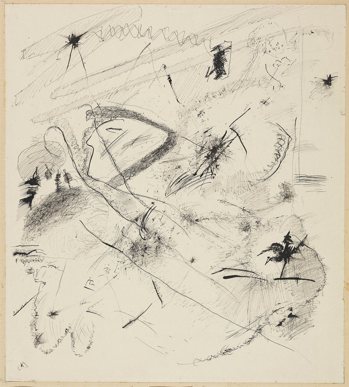 Návrh pro „Black Lines“ od Wassily Kandinsky