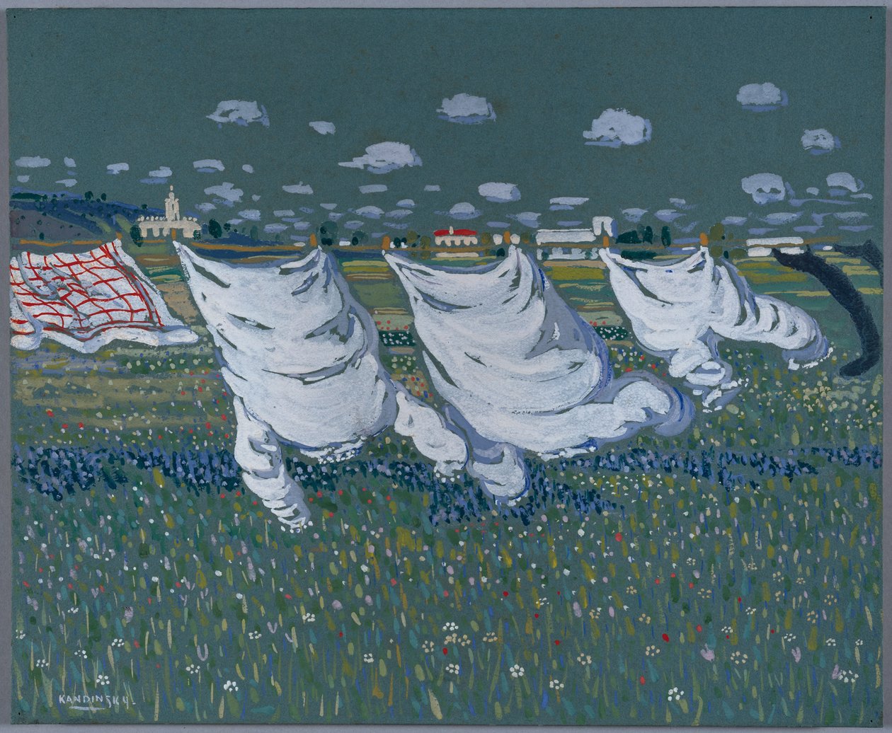 Jaro, kolem roku 1904 od Wassily Kandinsky