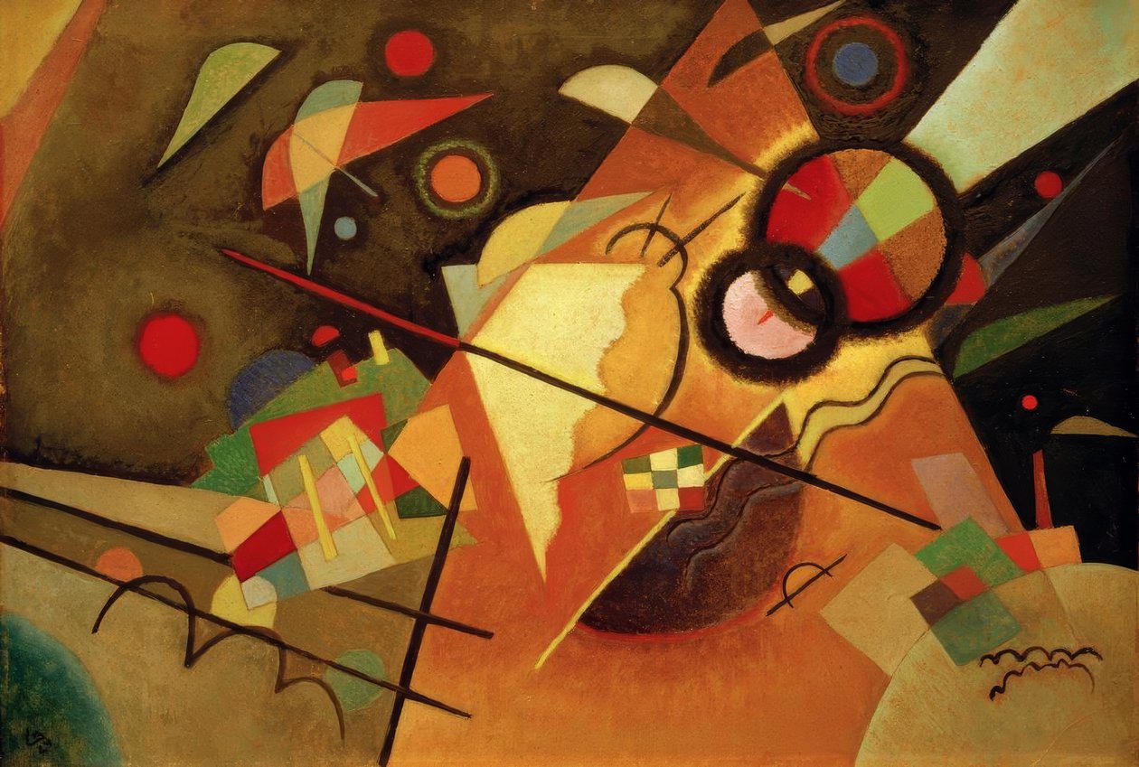 Žlutá špička od Wassily Kandinsky