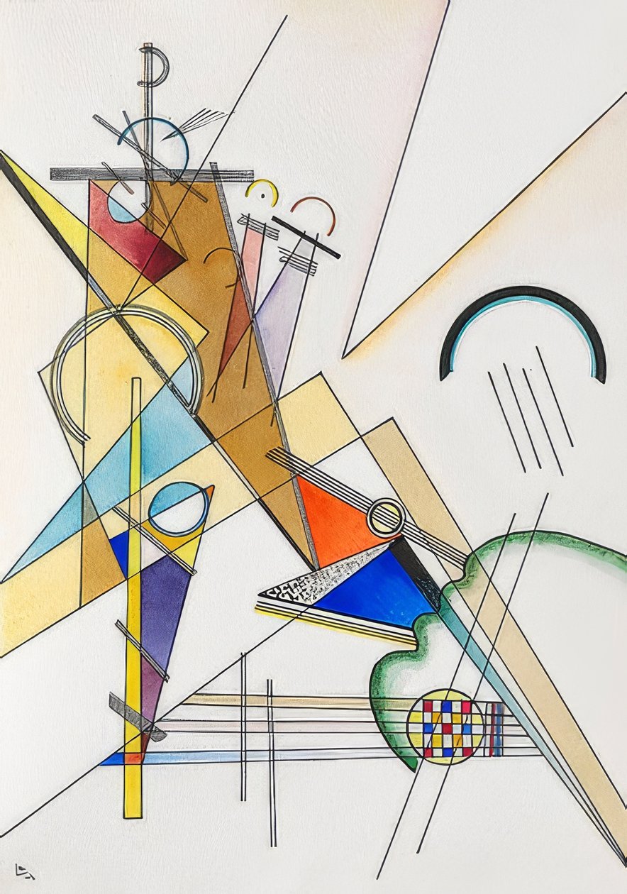 Tkáň. 1923 od Wassily Kandinsky