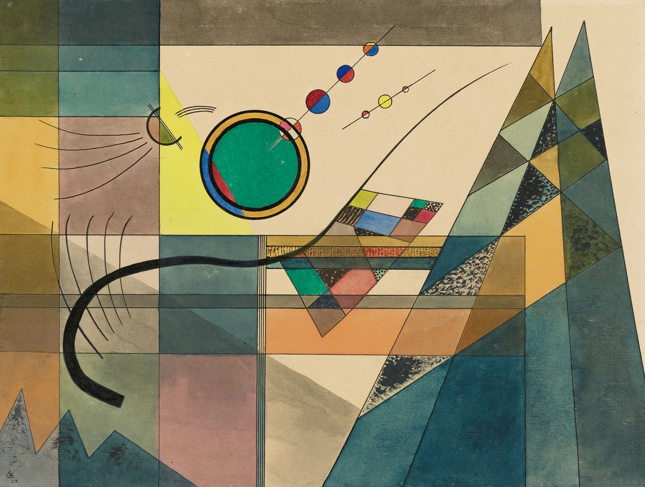 Zelená od Wassily Kandinsky