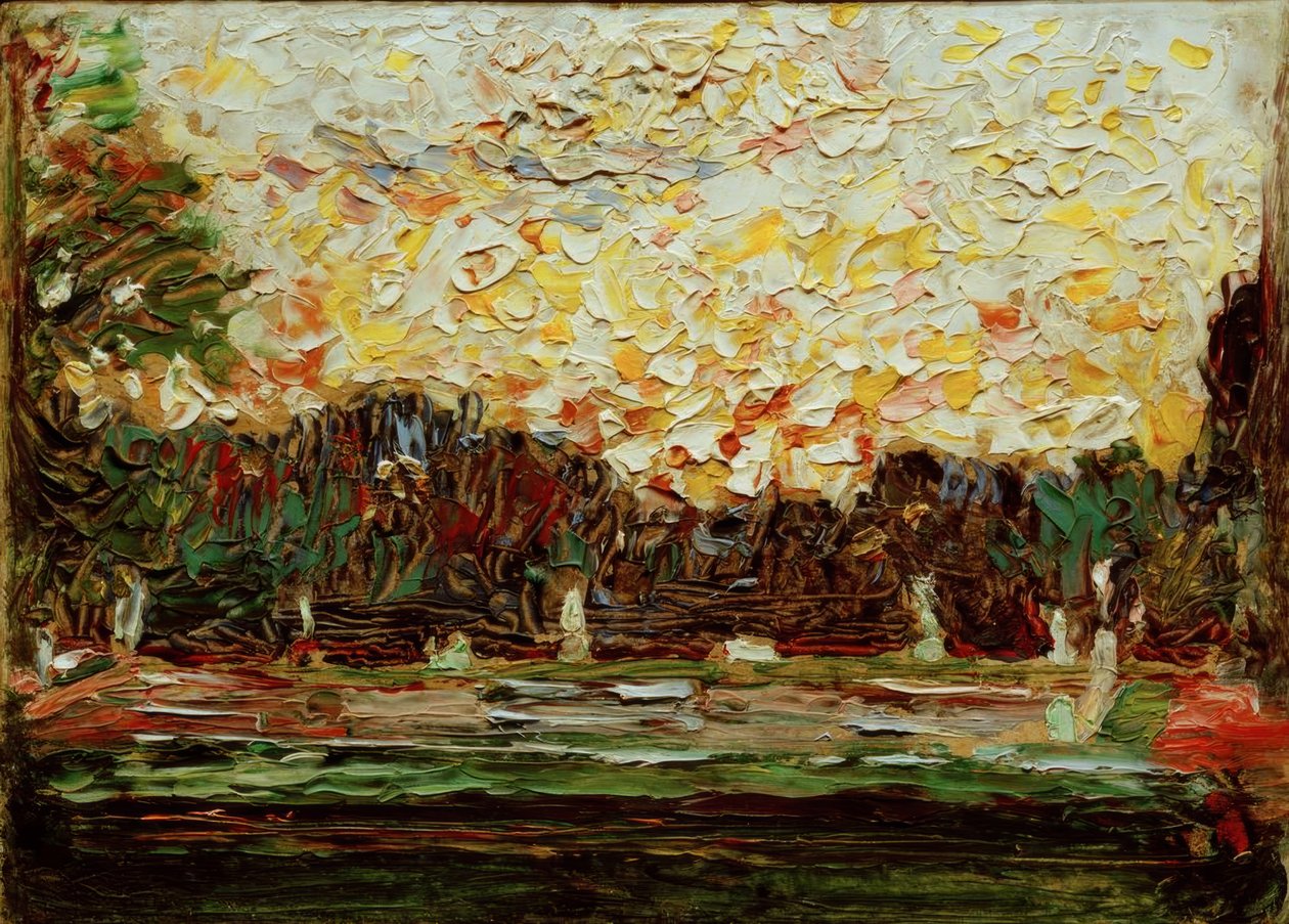 Velká fontána v parku Nymphenburg od Wassily Kandinsky