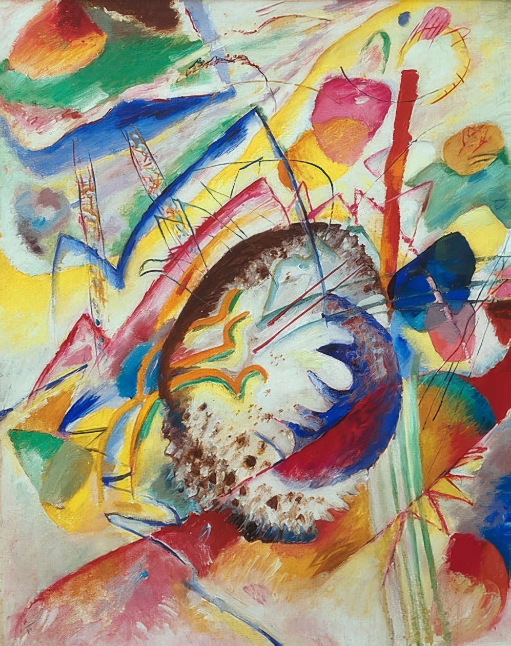 Skvělá studie. 1914 od Wassily Kandinsky