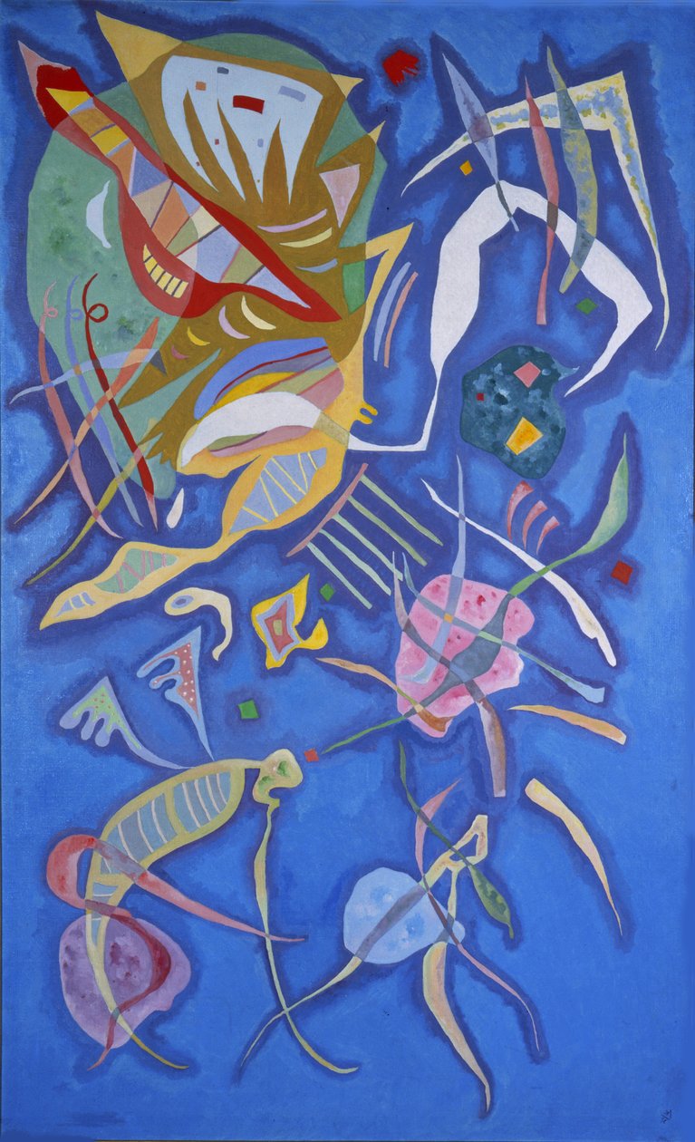 Seskupování. (Olej na plátně od Wassily Kandinsky