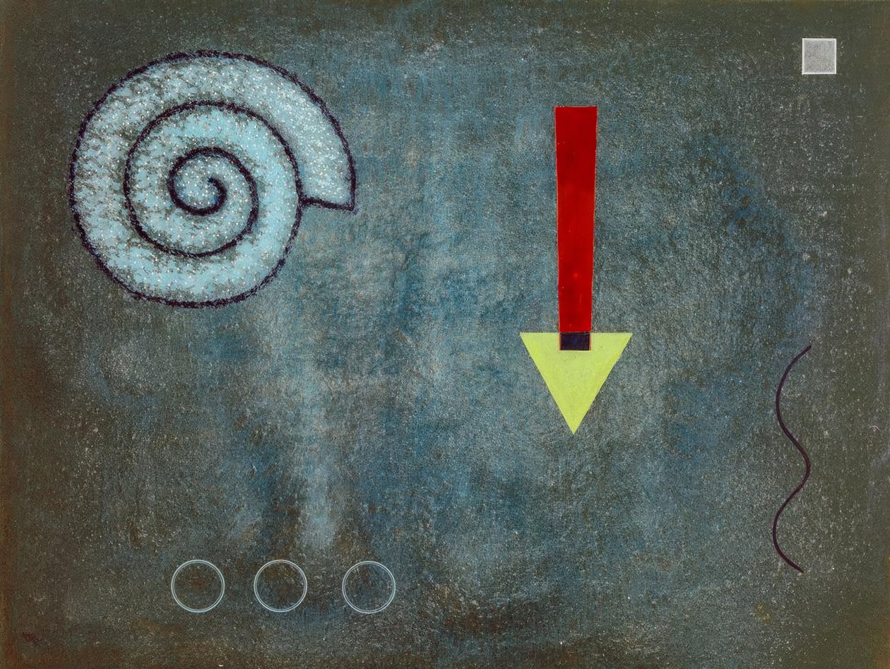 Zelená špička od Wassily Kandinsky