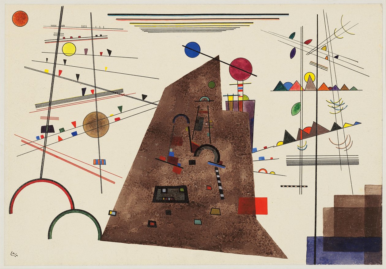 Těžký mezi světlem; Těžký mezi světlem od Wassily Kandinsky