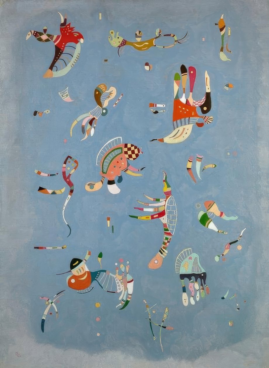 Himmelblau od Wassily Kandinsky
