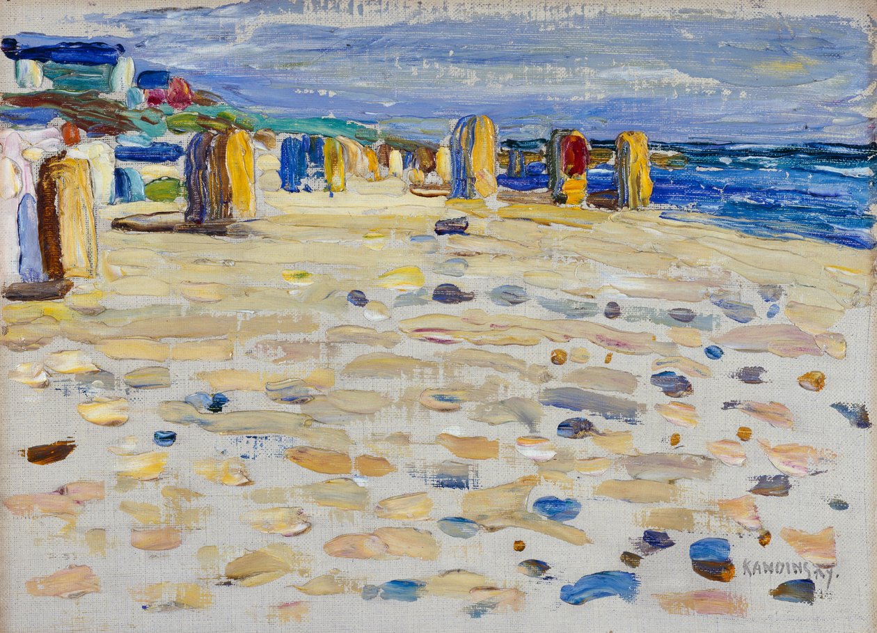 Holandsko – plážová lehátka od Wassily Kandinsky