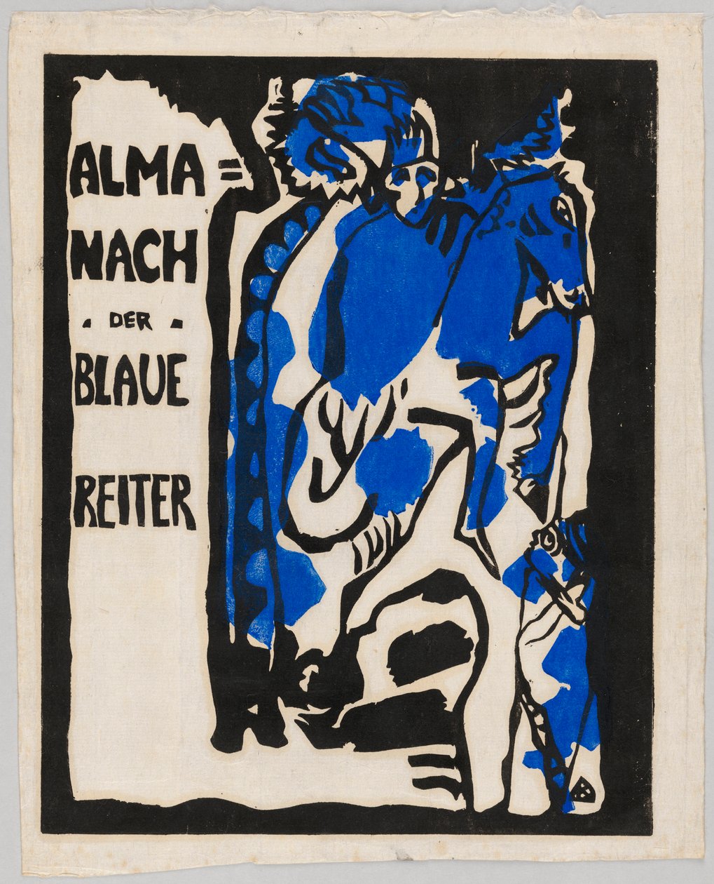 Holzschnitt für den Almanach "Der Blaue Reiter" od Wassily Kandinsky