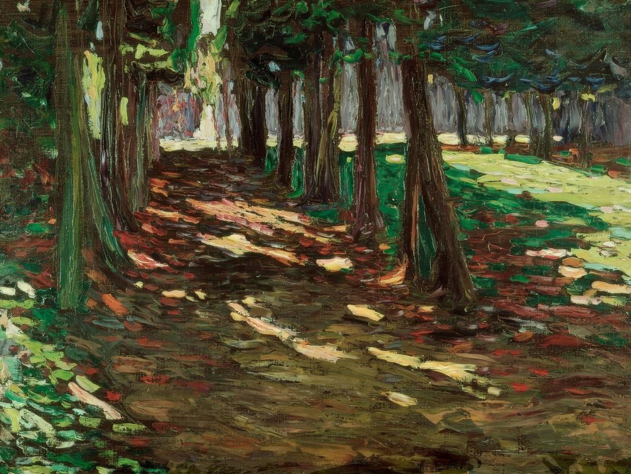 V parku Saint Cloud od Wassily Kandinsky
