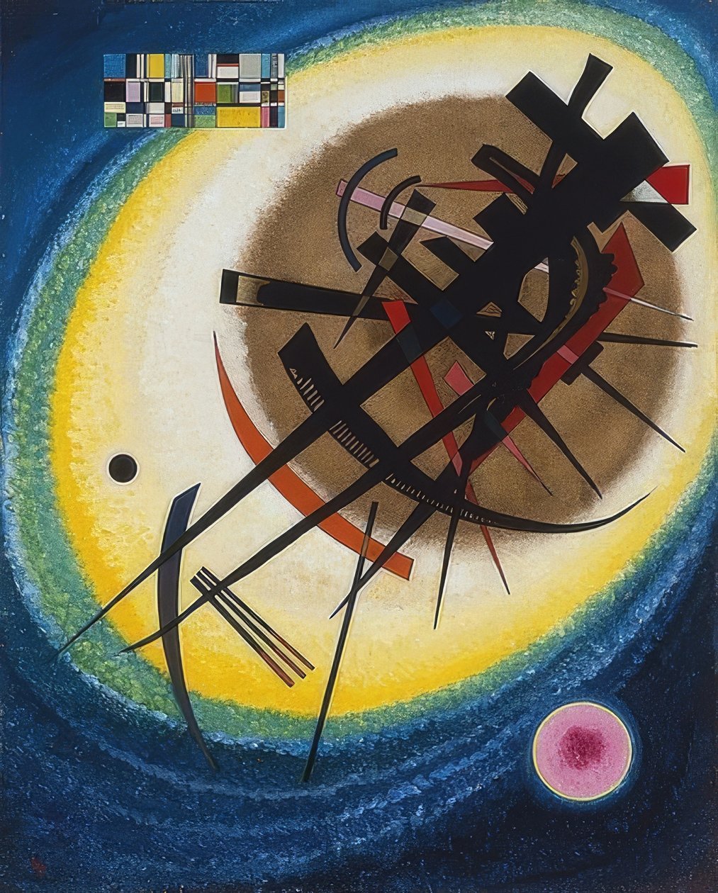 Ve světlém oválu. 1925 od Wassily Kandinsky