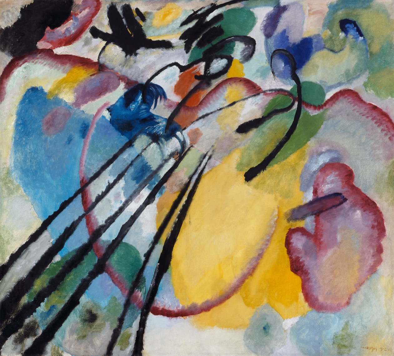 Improvizace 26 (Veslování) od Wassily Kandinsky