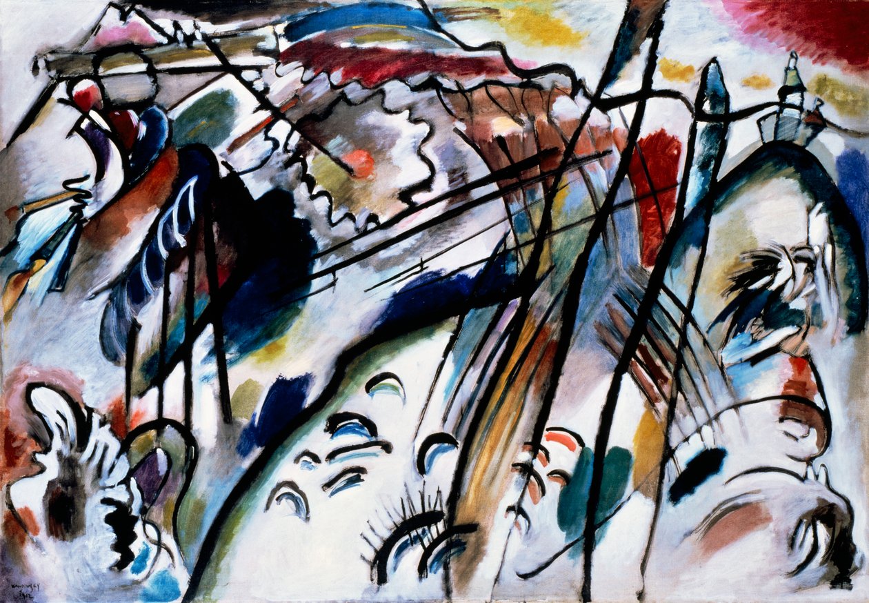 Improvization 28 (druhá verze) od Wassily Kandinsky