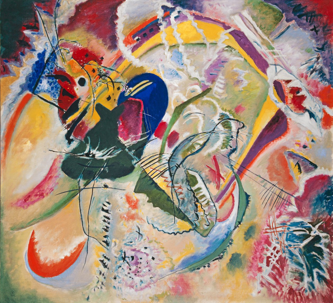 Improvizace 35, 1914 od Wassily Kandinsky
