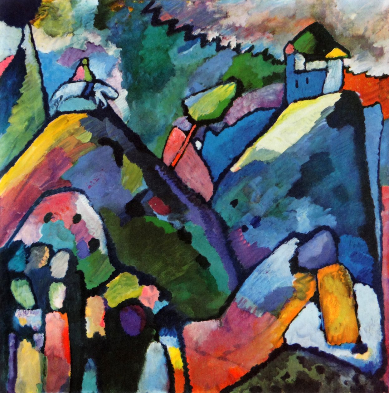 Improvizace 9 od Wassily Kandinsky