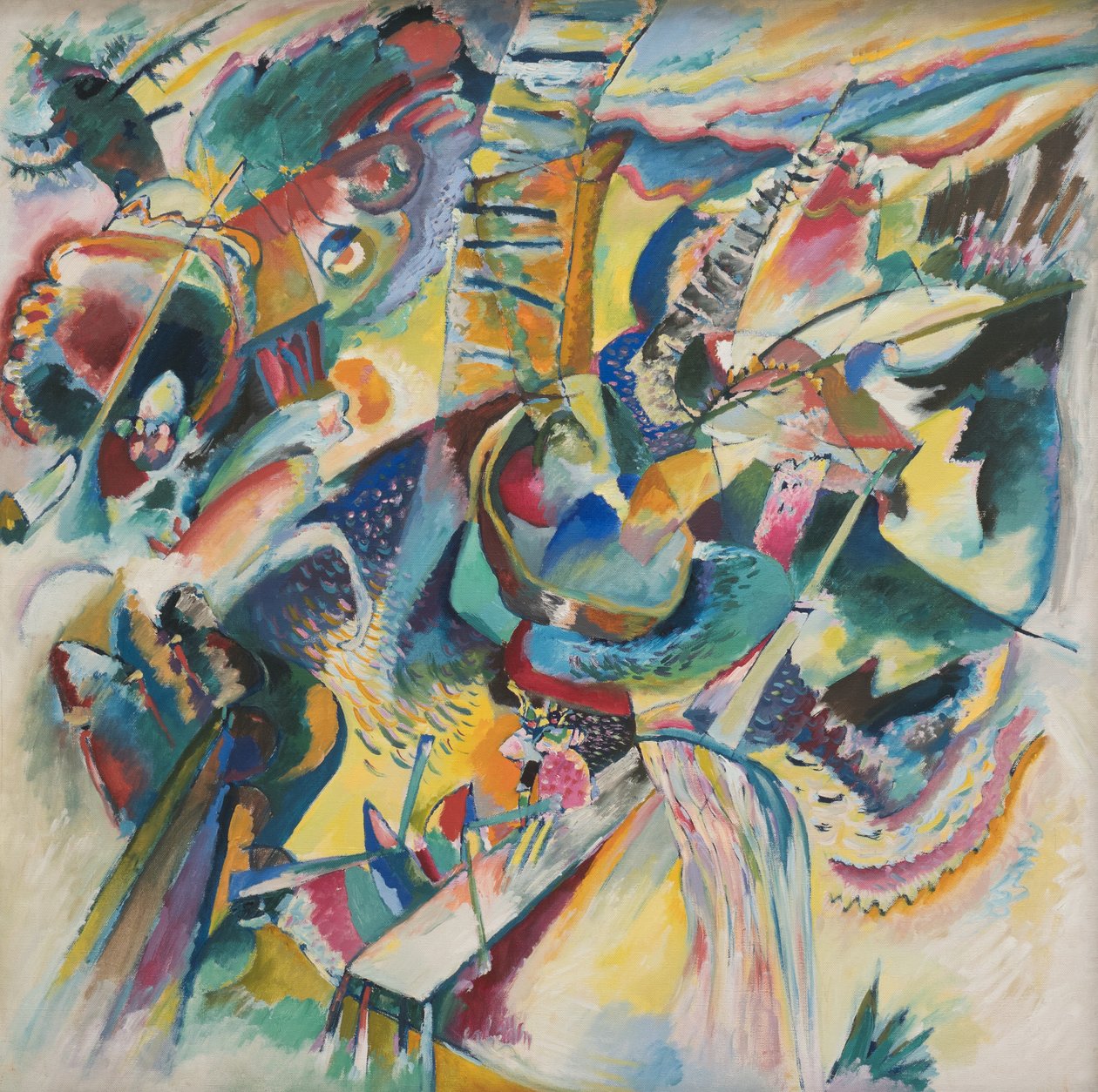 Improvizace Klamm od Wassily Kandinsky