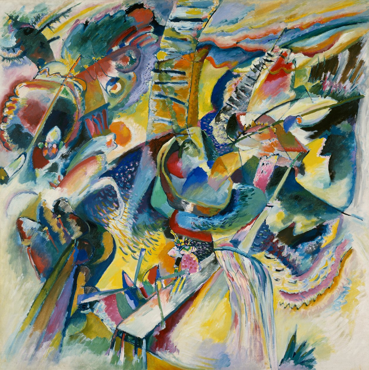 Improvizace v soutěsce od Wassily Kandinsky