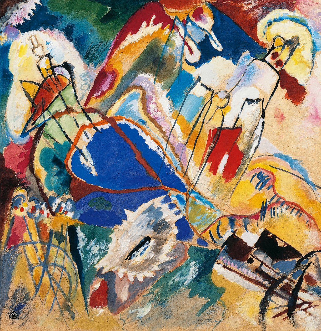 Improvizace č. 30 (děla) od Wassily Kandinsky