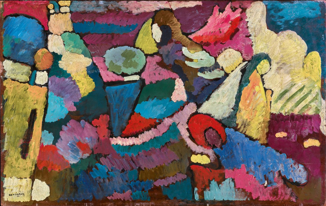 Improvisation on Mahogany, 1910.    1194316   cs       czech Successfully Translated  Original: Staande vrouw met een bos graan Translat: Staande vrouw met een bos graan 1389946 cs czech Successfully Translated Original: Magdalene Translat: Magdalene 12735 od Wassily Kandinsky