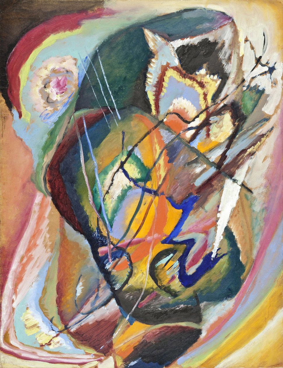 "Improvisation Sans Tittare EEE"" (bez názvu Improvisation EEE) od Painter Day Wassily Kandinsky (Au Wassily Kandinsky Au Kandinsky od Wassily Kandinsky