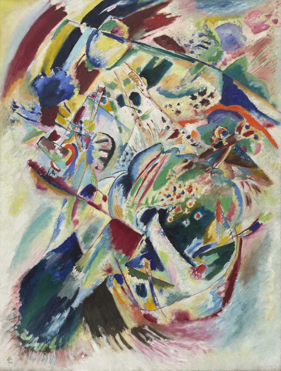 Kandinskij - Panel pro Edwina R. Campbella č. 4, 1914 od Wassily Kandinsky