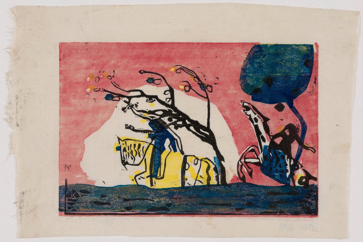 Klänge S.1 (Reiter und Reiterin) od Wassily Kandinsky