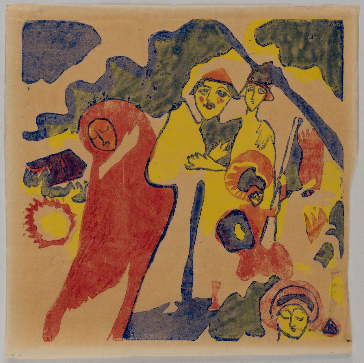 Klänge S. 85 (Bauer und Student) od Wassily Kandinsky
