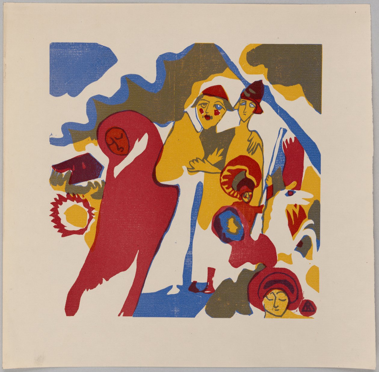 Klänge S. 85 (Bauer und Student) od Wassily Kandinsky
