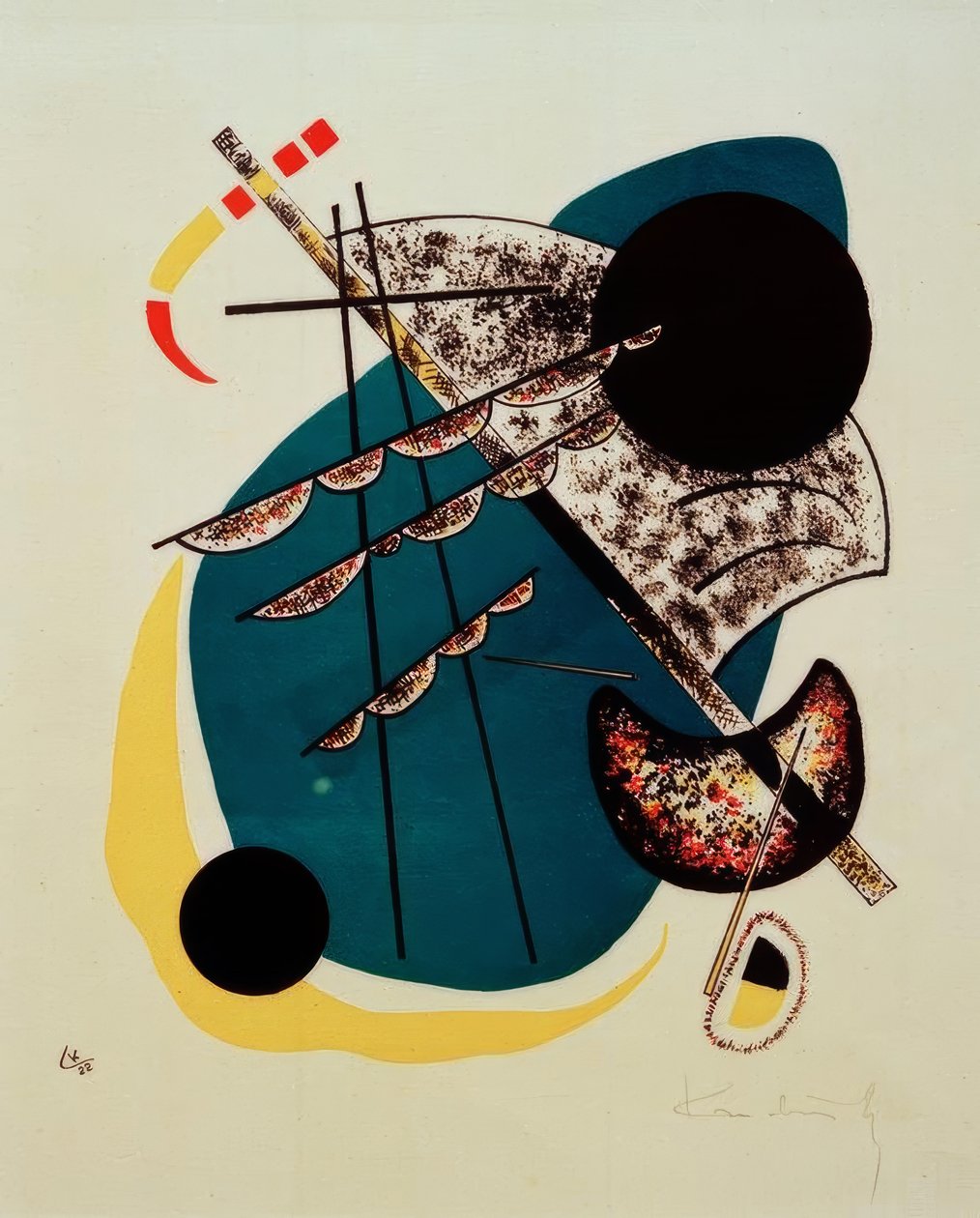 Malé světy II od Wassily Kandinsky