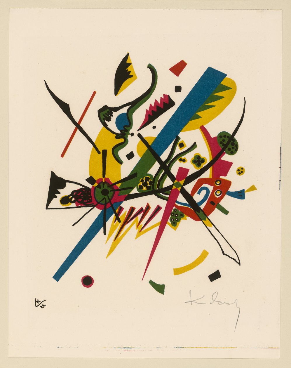 Kleine Welten I od Wassily Kandinsky