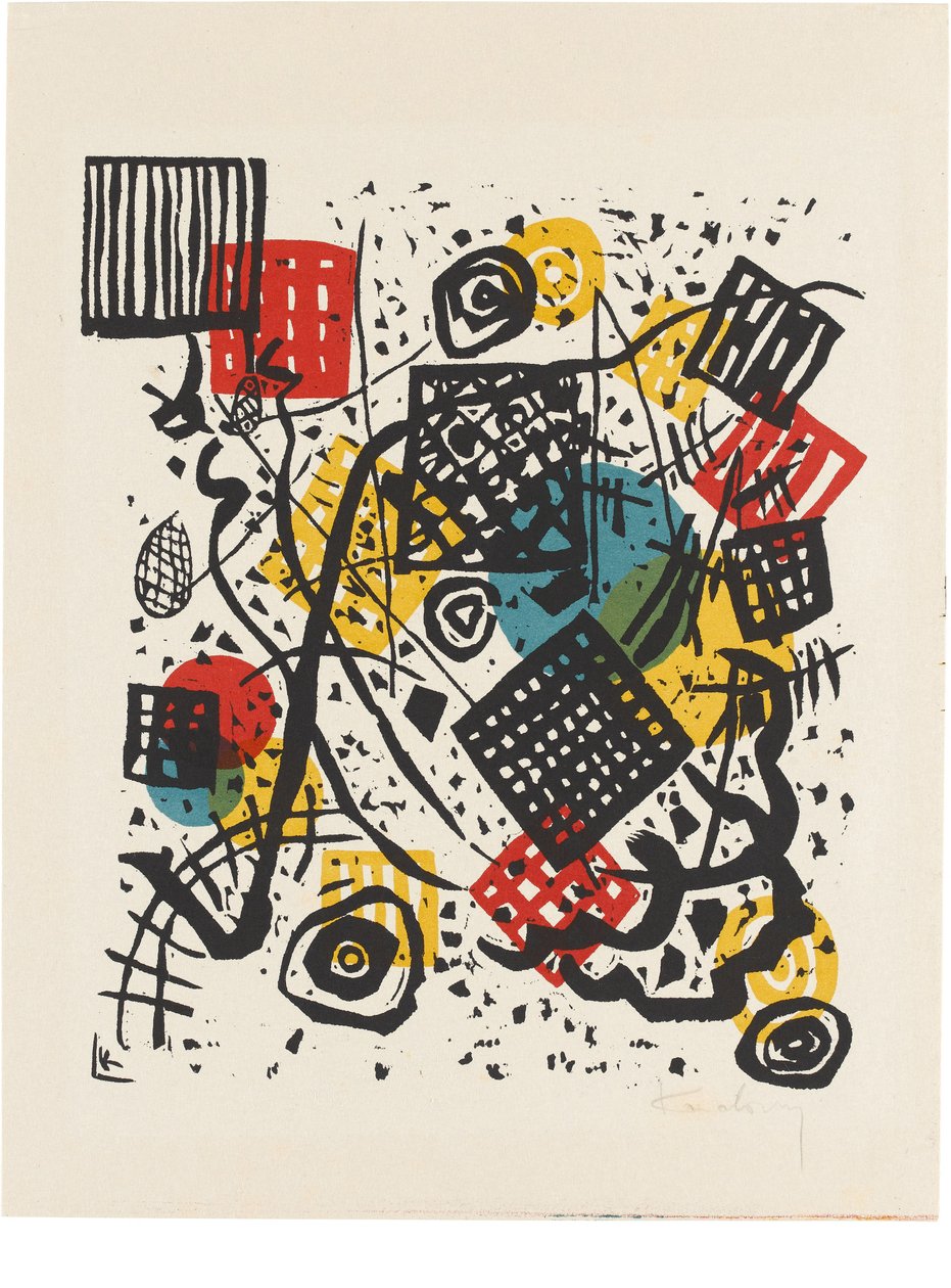 Kleine Welten V od Wassily Kandinsky