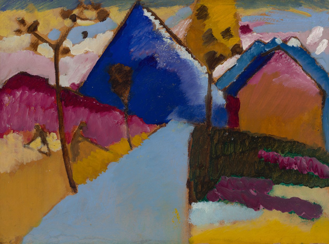 Kochel - Přímá ulice od Wassily Kandinsky