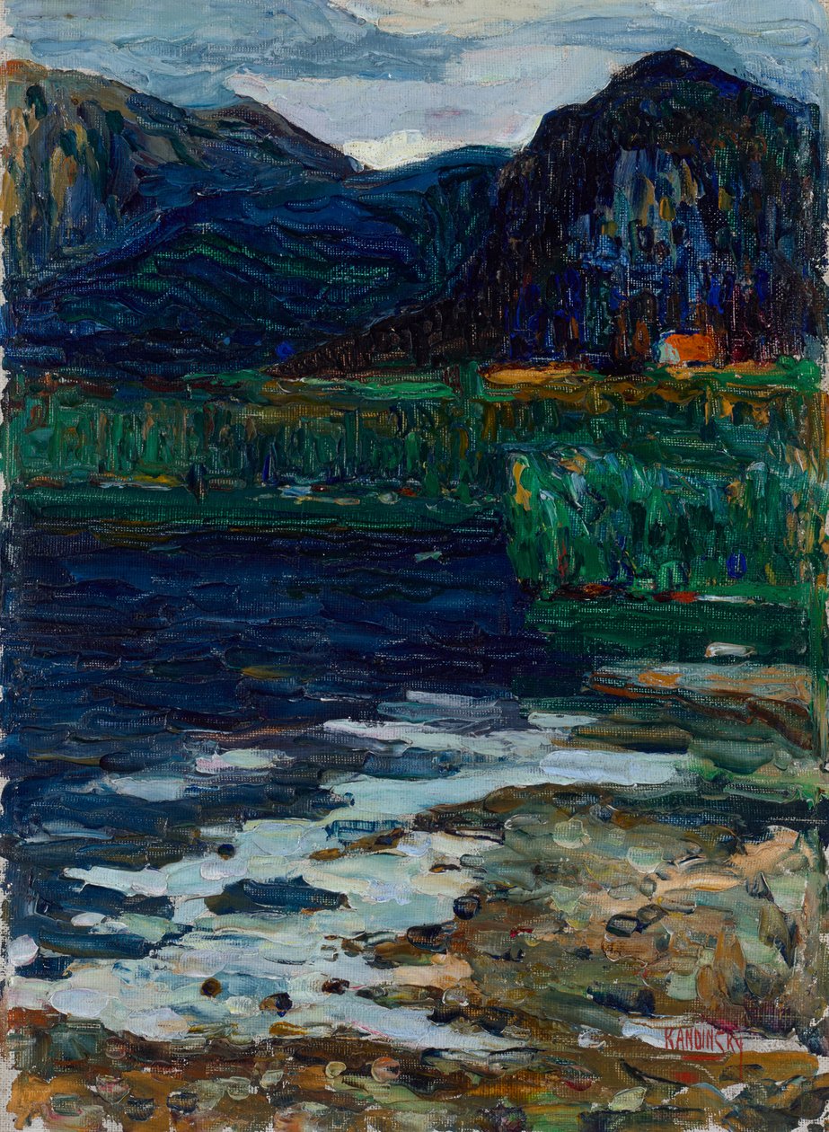 Kochel – Schlehdorf od Wassily Kandinsky