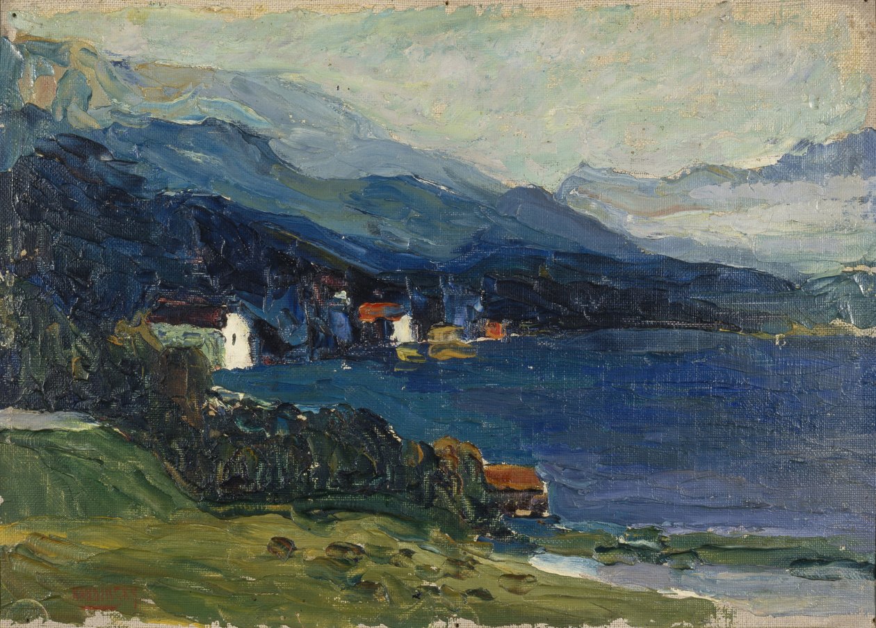 Jezero Kochel, c. 1902 od Wassily Kandinsky