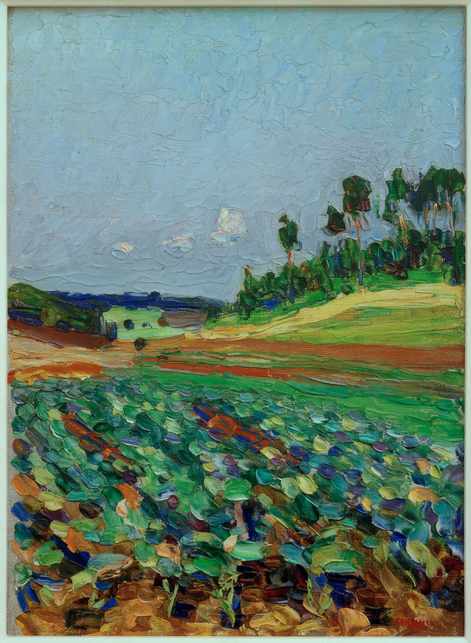 Krajina u Regensburgu od Wassily Kandinsky