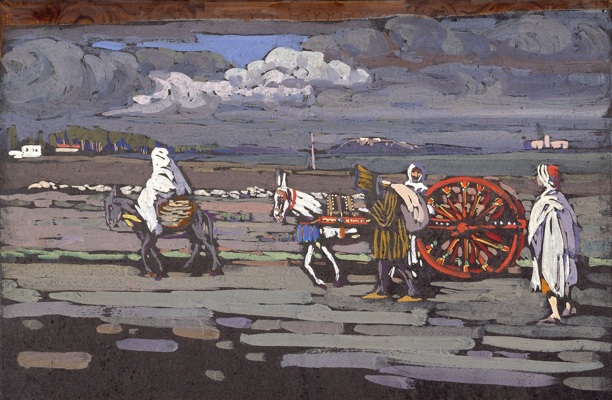 Zemská silnice od Wassily Kandinsky