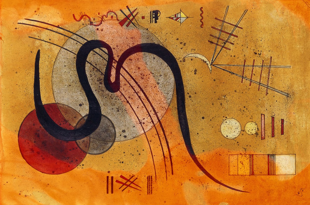 Launelinie od Wassily Kandinsky