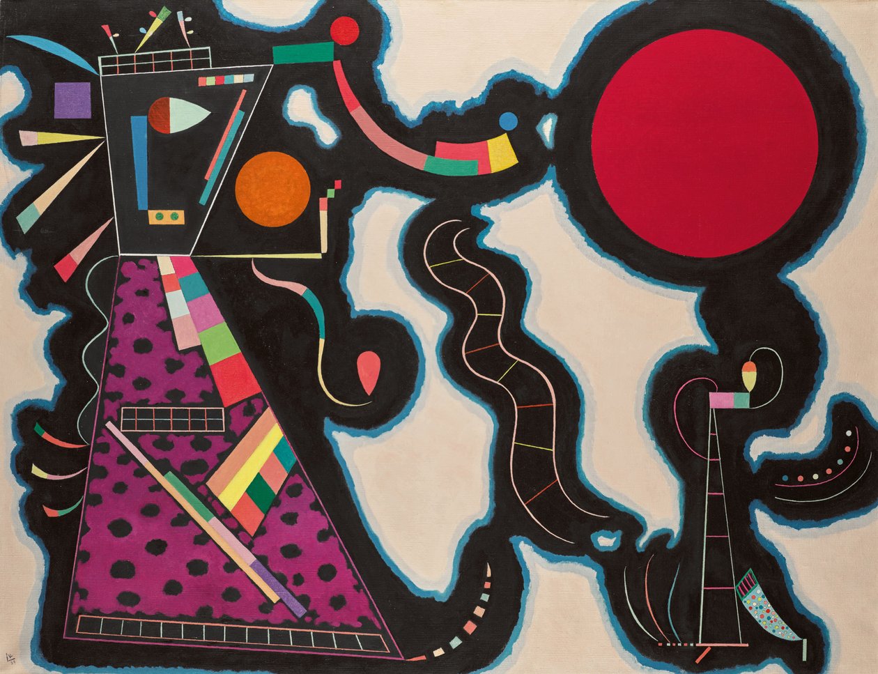 Červený kruh, 1939. od Wassily Kandinsky