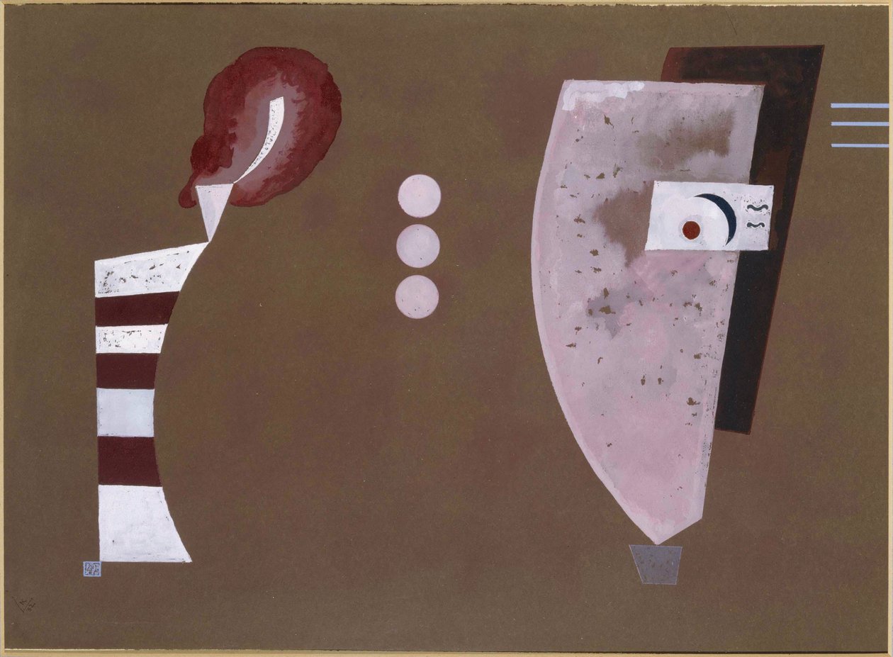 "" Rukavice "" (Center du Circle) - Painter Day Vassily Kandinsky (au Wassily Kandinsky od Wassily Kandinsky