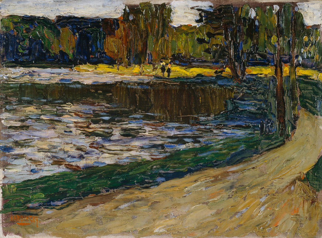 Mnichov - Anglická zahrada od Wassily Kandinsky