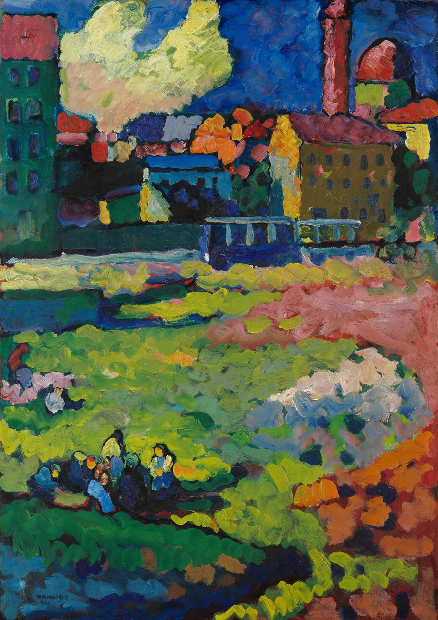 Mnichov – před městem od Wassily Kandinsky