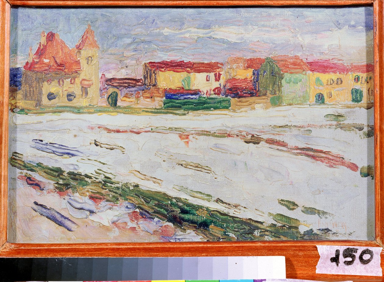 Mnichov (Allemagne) (Mnichov). Peinture de Vassily Kandinsky (nebo Wassily Kandinski nebo Kandinskij od Wassily Kandinsky