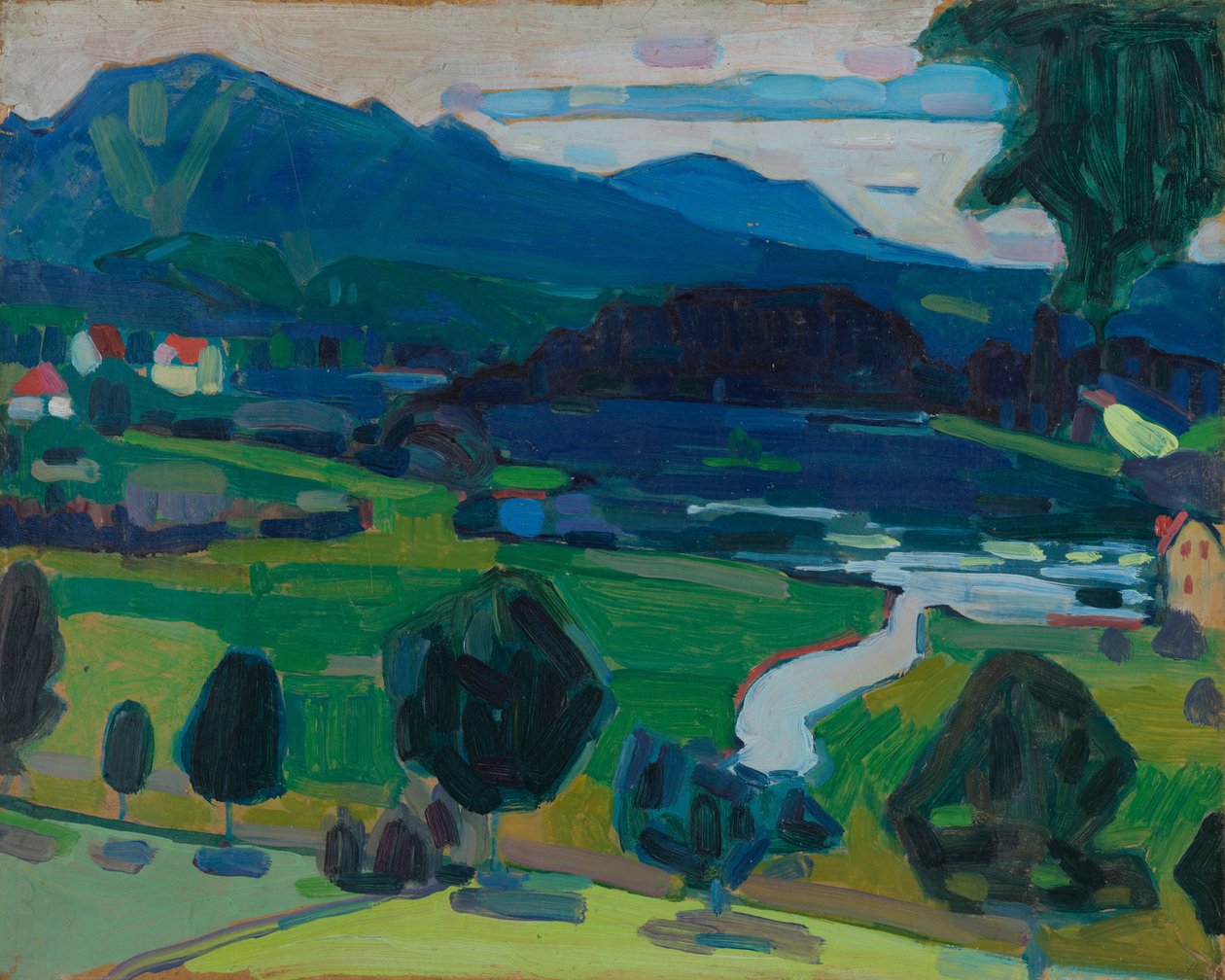 Murnau - výhled na Staffelsee od Wassily Kandinsky
