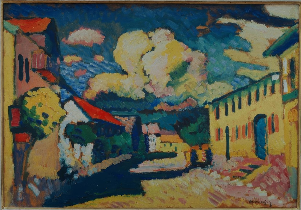 Murnau - Dorfstrasse od Wassily Kandinsky