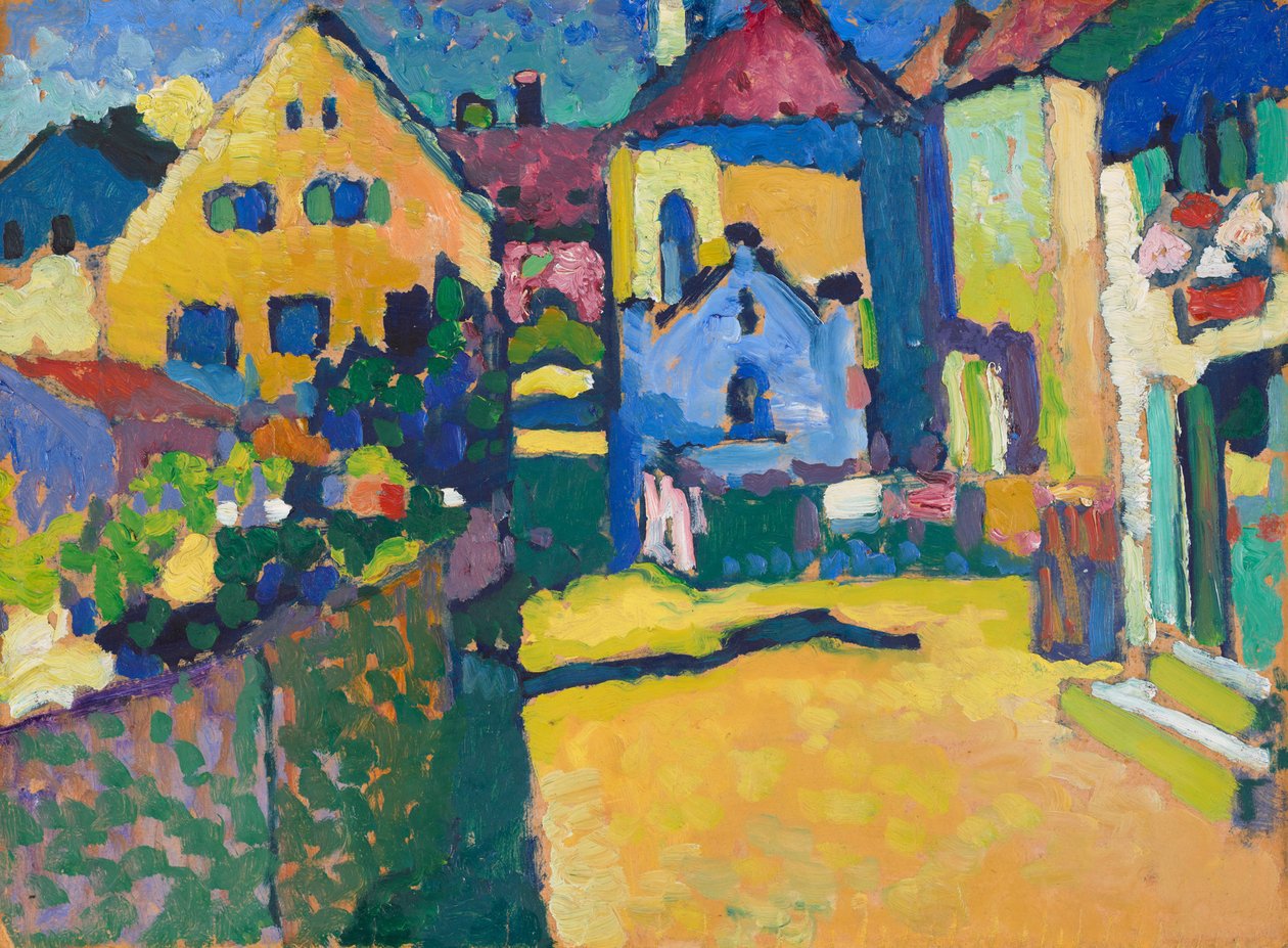 Murnau – Grüngasse od Wassily Kandinsky