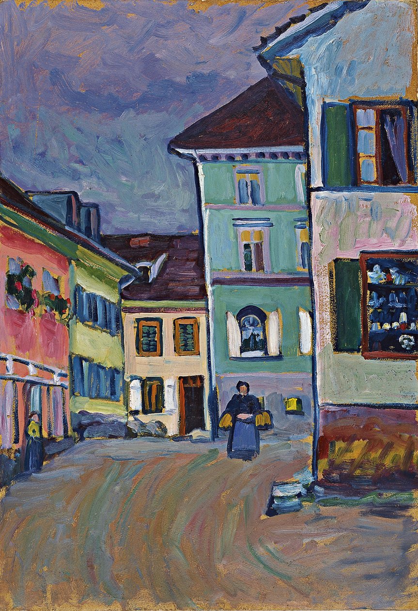Murnau. Johannisstrasse, 1908 od Wassily Kandinsky