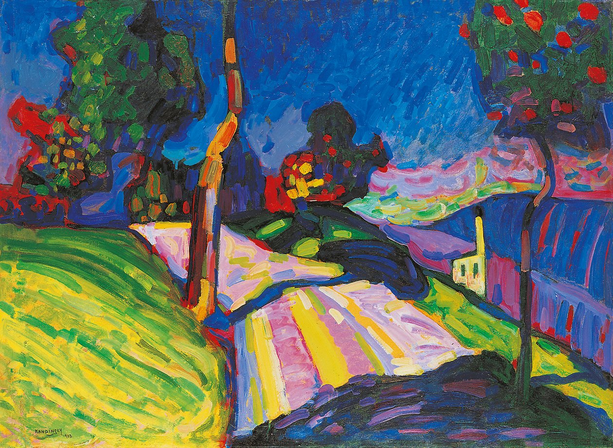 Murnau, Kohlgruberstraße, 1908. od Wassily Kandinsky