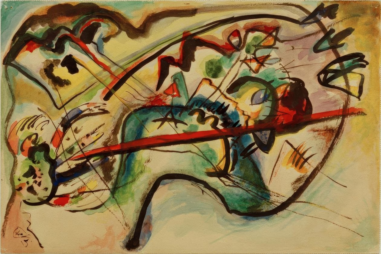 Nepojmenovaná od Wassily Kandinsky