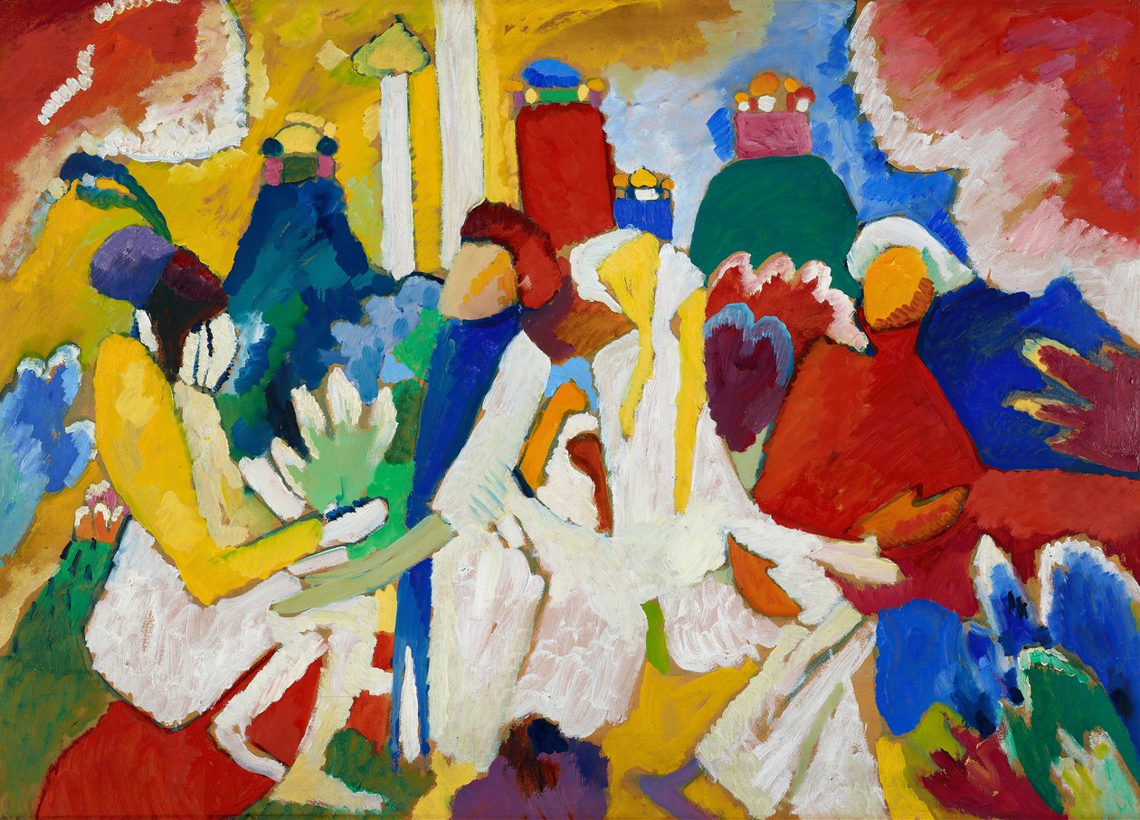 Orientální, 1909. od Wassily Kandinsky