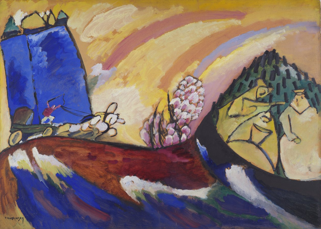 Malování s Trojkou, 18. ledna 1911 od Wassily Kandinsky